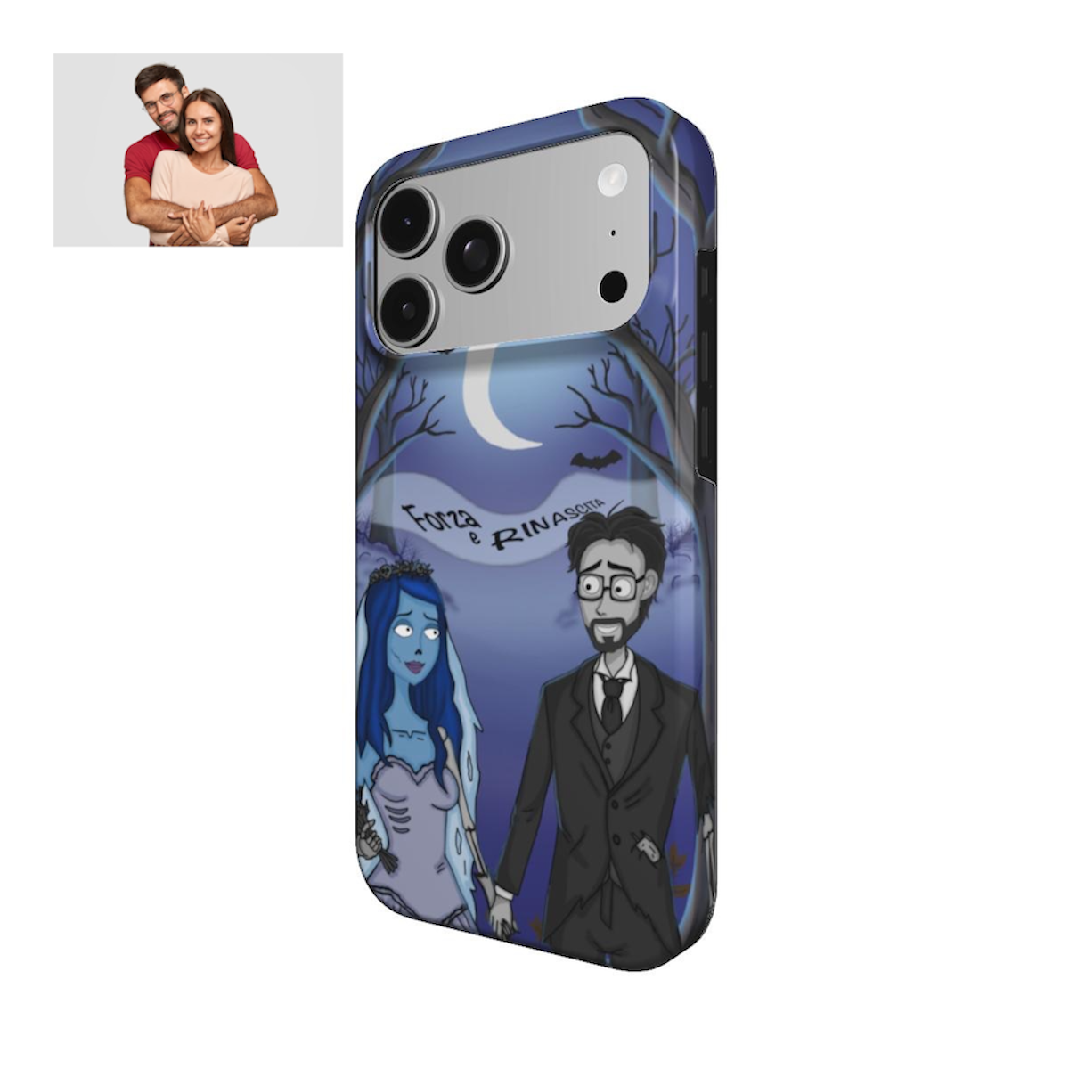 Cover Personalizzata Volto Coppie