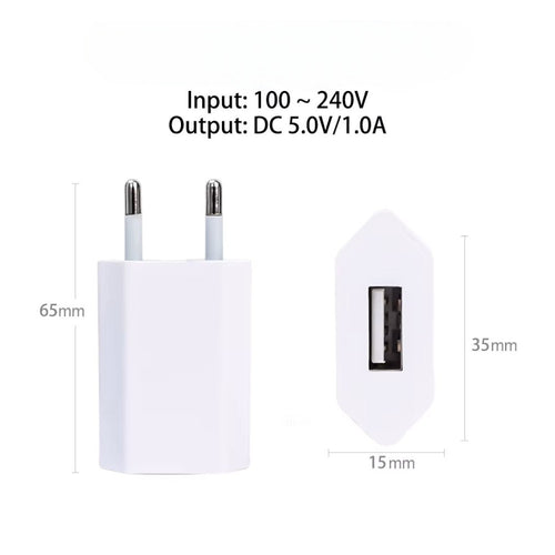 Caricabatterie USB Universale per iPhone, Samsung, Xiaomi e Huawei